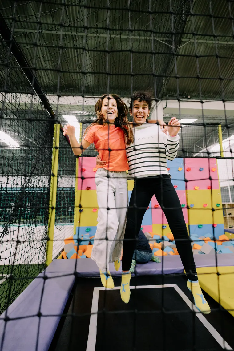 Trampolins do parque